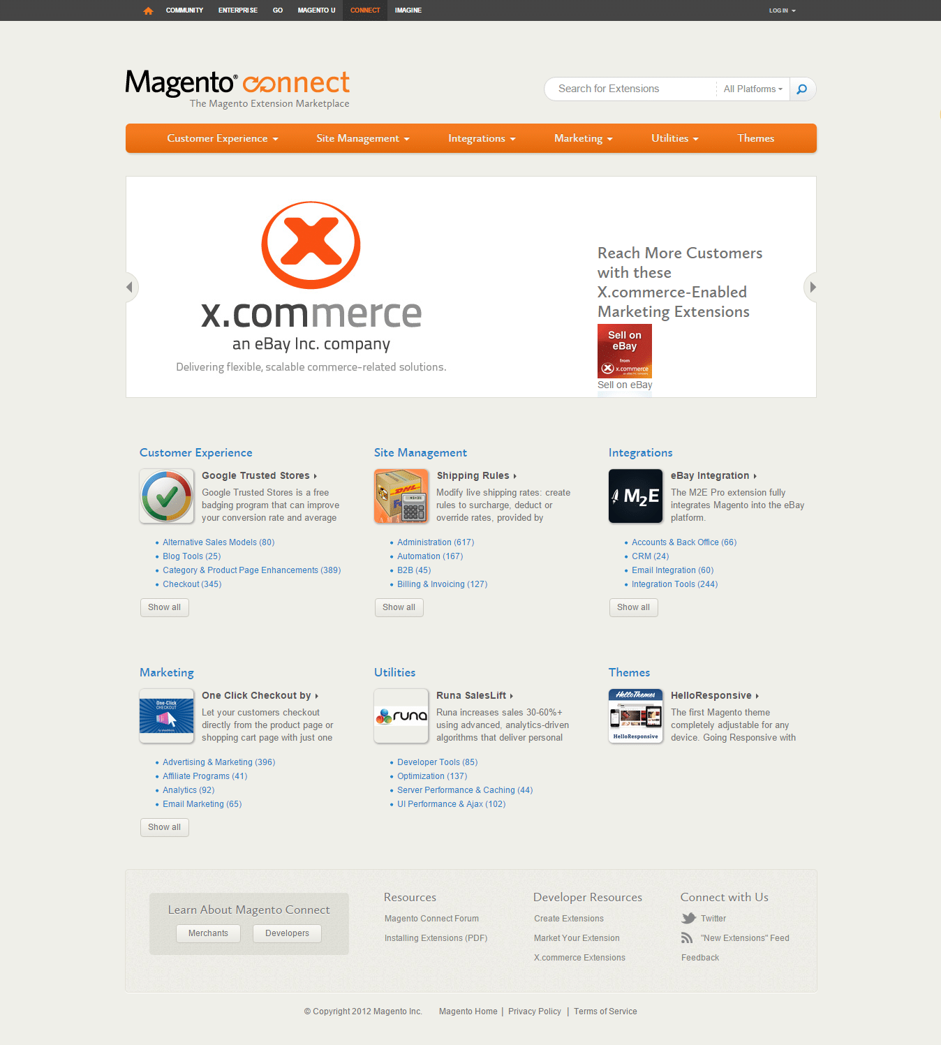 2012 MagentoMarketplace 2012 MagentoMarketplace