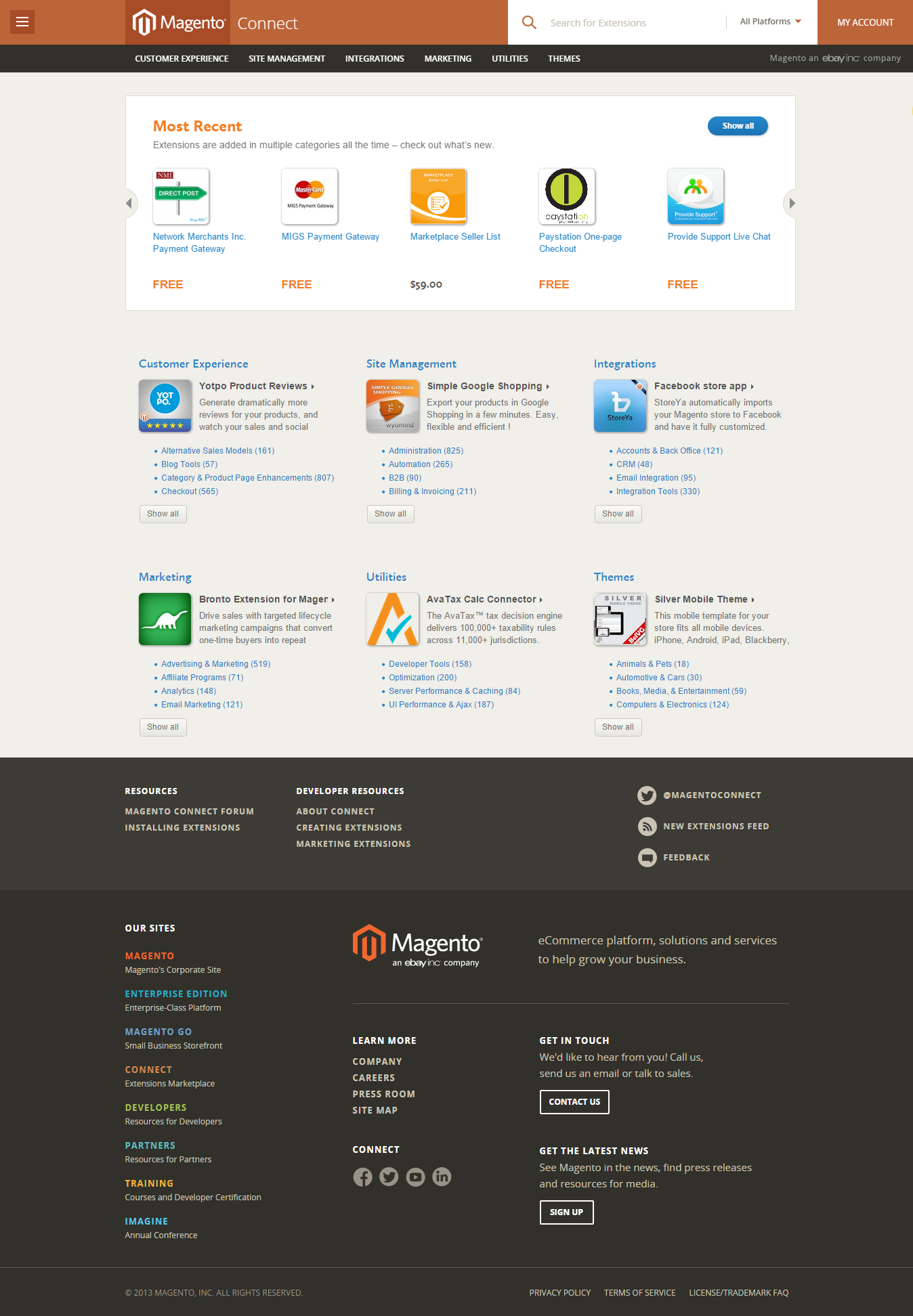 2013 MagentoMarketplace 2013 MagentoMarketplace