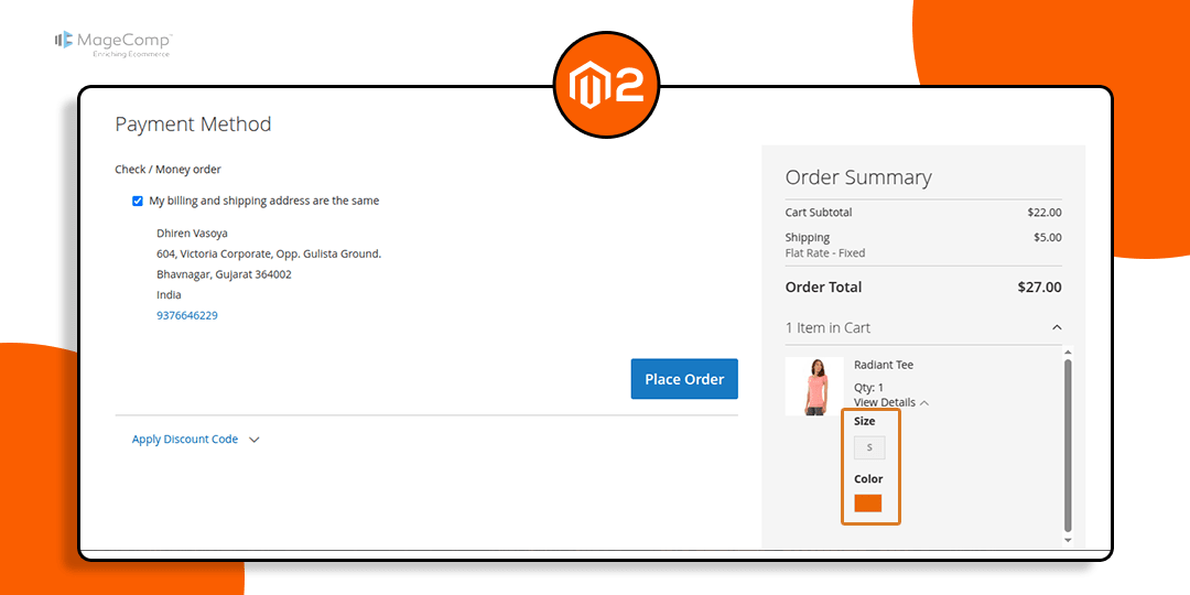 Magento 2 How to Display Swatches instead of Swatch Label in Checkout Order Summary